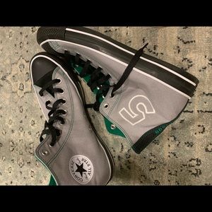 Custom Celtics Converse All-Star high-tops
